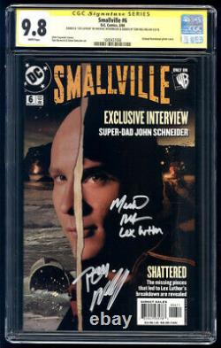 Smallville #6 SS CGC 9.8 Tom Welling & Michael Rosenbaum Signature Series
