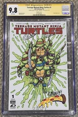 Smunchy Tiny Turtles Teenage Mutant Ninja Turtles CGC 9.8 Signature Series 1/1