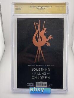 Something Is Killing the Children #21 CGC SS 9.8 3X Signed and Remarqued