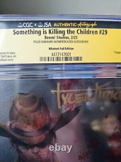 Something Is Killing the Children #29 BD Foil Variant Signature Series CGC 9.8