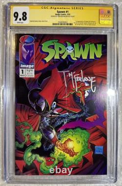 Spawn #1 CGC 9.8 SS Signature Series Signed by Todd McFarlane 1st App Spawn 1992