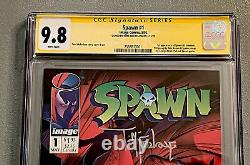 Spawn #1 CGC 9.8 SS Signature Series Signed by Todd McFarlane 1st App Spawn 1992