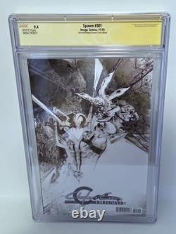 Spawn #301 Signed Clayton Crain Virgin Exclusive CGC SS 9.4