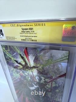 Spawn #301 Signed Clayton Crain Virgin Exclusive CGC SS 9.4