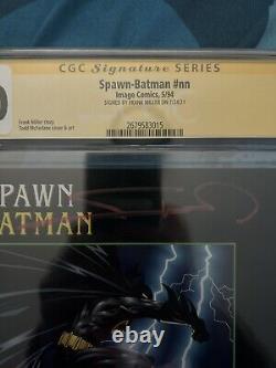 Spawn-Batman CGC 9.0 Signature Series Signed By Frank Miller