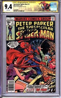 Spectacular Spider-Man #11 SIGNATURE SERIES! CHRIS CLAREMONT! CGC 9.4 NM WP