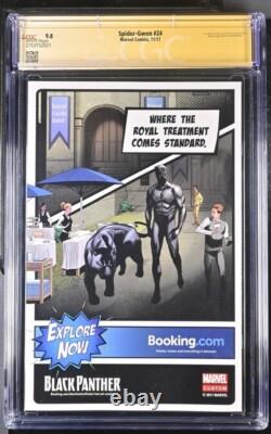 Spider-Gwen #24 Marvel Comics CGC SS 9.8 NT/Mint Signed & Sketch Robbi Rodriguez
