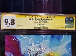 Spider-Gwen Gwenverse #1 virgin variant CGC 9.8 signature series Sabine Rich