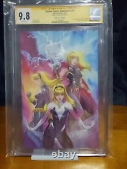 Spider-Gwen Gwenverse #1 virgin variant CGC 9.8 signature series Sabine Rich