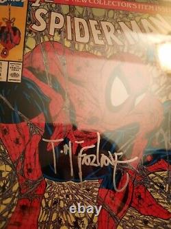 Spider-Man 1 CGC 7.0 1990 With Recipts Marvel Signature Series By Todd McFarlane