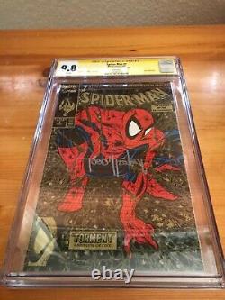 Spider-Man #1 CGC 9.8 Gold Edition 1990 Signed Todd Mcfarlane signature series