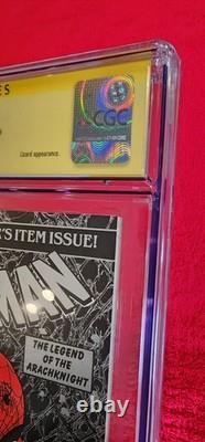 Spider-Man #1 CGC 9.9 SS Stan Lee & Todd Mcfarlane Signature Series. Silver'90