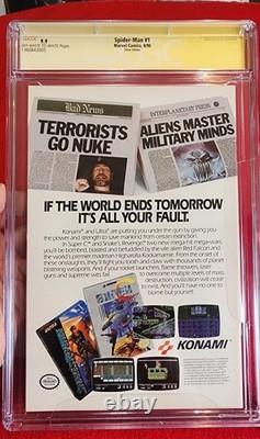 Spider-Man #1 CGC 9.9 SS Stan Lee & Todd Mcfarlane Signature Series. Silver'90