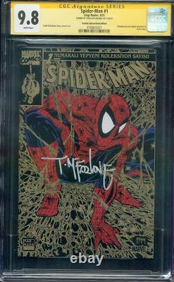 Spider Man 1 CGC SS 9.8 Todd McFarlane Turkish Gold Ed 8/21