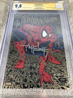 Spider Man 1 CGC SS 9.8 Todd McFarlane Turkish Gold Ed 8/21