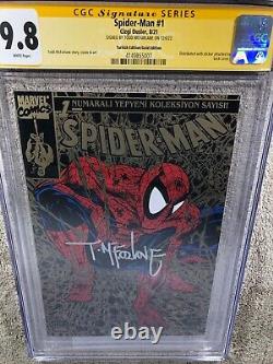 Spider Man 1 CGC SS 9.8 Todd McFarlane Turkish Gold Ed 8/21