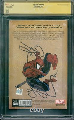 Spider Man 1 CGC SS 9.8 Todd McFarlane Turkish Gold Ed 8/21