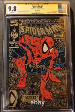 Spider-Man 1 Gold Ed. Signature Series 9.8 SIGNED BY TODD MCFARLANE ON 12/7/22