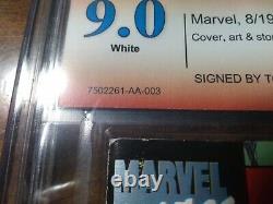 Spider-Man #1 Platinum CBCS 9.0 Verified Signature Series (Todd McFarlane)