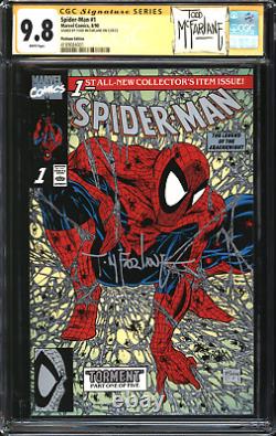 Spider-Man (1990) #1 Platinum Edition CGC Signature Series 9.8 NM/MT