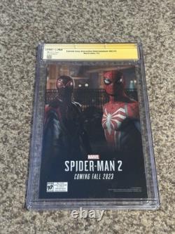 Spider-Man 2 #1 Gamerverse CGC 9.8 Signature Series Yuri Lowenthal & Nadji Jeter