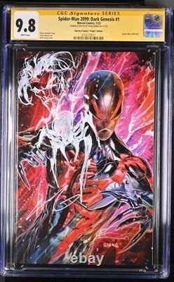 Spider-Man 2099 Dark Genesis #1 CGC 9.8 SS SIGNED + SKETCH BY GIANG LTD 700