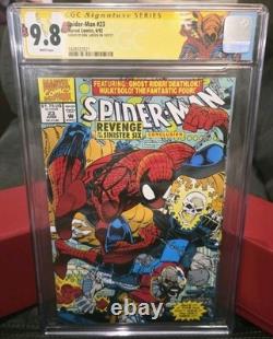 Spider-Man #23 Signed & Slabbed CGC 9.8 Signed By Erik Larson Signature Series Spider-Man #23 Signed & Slabbed CGC 9.8 Signed By Erik Larson Signature Series