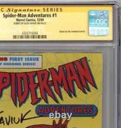 Spider-Man Adventures #1 (1994) CGC 8.5 Signature Series Signed by Alex Saviuk