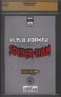 Spider-Man Annual #1 CGC 9.8 SS Crain Convention Virgin Edition