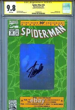 Spider-Man Vol 1 26 CGC 9.8 SS 30th Anniversary Hologram cover Stan Lee Bagley