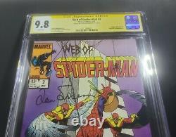 Spider-Man WEB OF 2 Signature Series SS CGC 9.8 WP 1985 MCU Movie RARE DISNEY 1