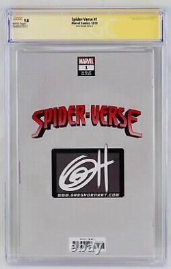 Spider-Verse #1 CGC 9.8 White Pages Horn Variant Cover C Signature Series SS