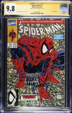 Spider-man 1 Cgc 9.8 Signed Signature Series Todd McFarlane 1990 Regular Cover A