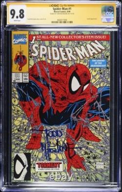 Spider-man 1 Cgc 9.8 Signed Signature Series Todd McFarlane 1990 Regular Cover A
