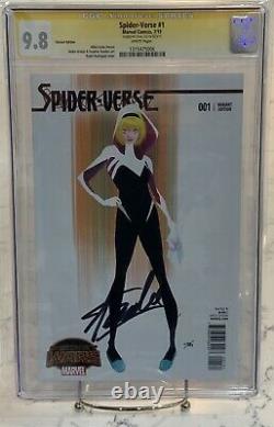 Spider-verse #1 Cgc 9.8 Signature Series Comic Book Variant Signed Stan Lee