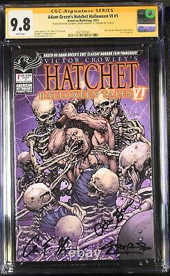 Ss Cgc 9.8 Adam Green's Hatchet Halloween VI Signed Adam Goldberg G. O. Parsons