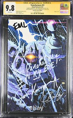 Ss Cgc Transformers 11 Signed By Transformers One Jason Alvarez Jon Bailey Lee