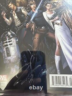 Star Wars #1 (2015) CAMPBELL VARIANT SIGNATURE SERIES CGC 9.8 Signed