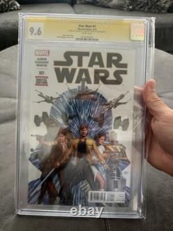 Star Wars #1 2015 CGC 9.6 Signed Stan Lee
