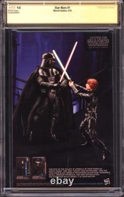 Star Wars (2015 2nd Series Marvel) # 1 CGC Signature Series CGC 9.8 Signed by