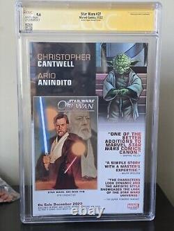 Star Wars #32 CGC 9.4 SS Ahmed Best SIGNATURE SERIES SIGNED JAR JAR BINKS