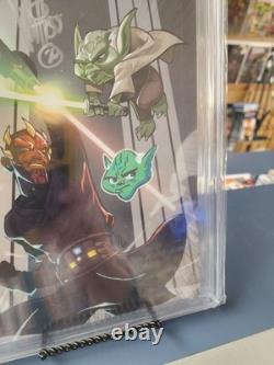 Star Wars Adventures The Clone Wars #4. Cgc Signature Series 9.8 Signed &