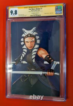 Star Wars Ahsoka #2 Signature Series CGC 9.8 JTC Negative Space 2024