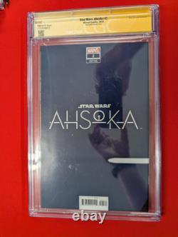 Star Wars Ahsoka #2 Signature Series CGC 9.8 JTC Negative Space 2024