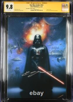 Star Wars Insider #214 2022 CGC 9.8 Virgin Variant Signed Hayden Christensen