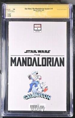 Star Wars The Mandalorian Season 2 #1 Marvel Comic CGC Signature Series 9.8 Sig