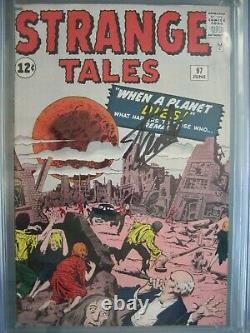 Strange Tales #97 CGC 5.0 SS Signed Stan Lee 1st Aunt May & Uncle Ben
