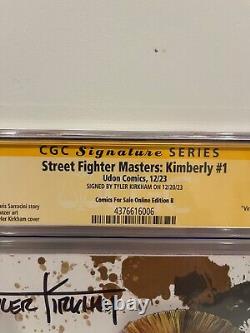 Street Fighter # 1 CGC 9.8 Artist Signature Series Tyler Kirkham