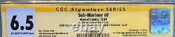 Sub-Mariner #8 (1968) CGC 6.5 - O/w to white Stan Lee Signature Series (SS)