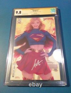 Supergirl #1 Artgerm Lau Variant Signature series CGC 9.8 NM/M Gem Wow